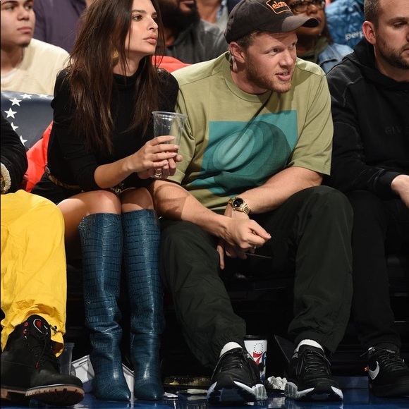 Paris Texas Moroccan Blue Knee Croc Leather Boot - Picture 6 of 13